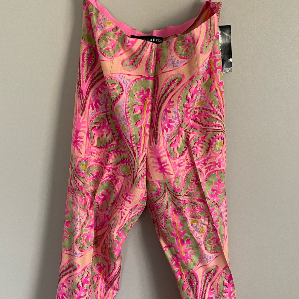 Ralph Lauren Black Label size 2 100% silk pants
